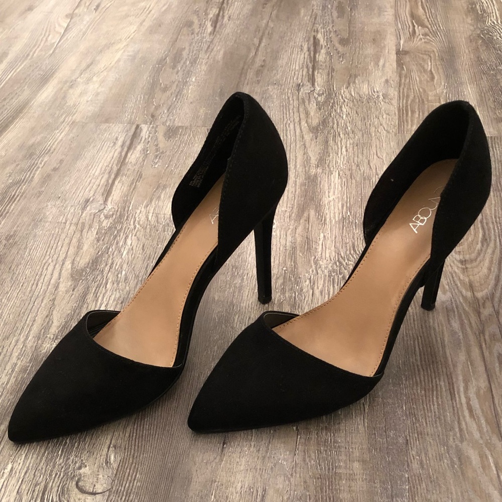 Abound black high heels / 8